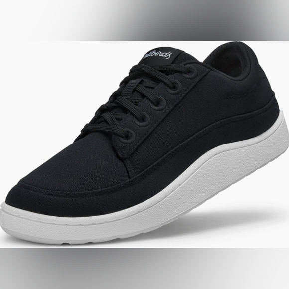 Allbirds Womens Canvas Pacers Sneakers Shoes Black Lace Up Size 9 US Comfort - Picture 2 of 7